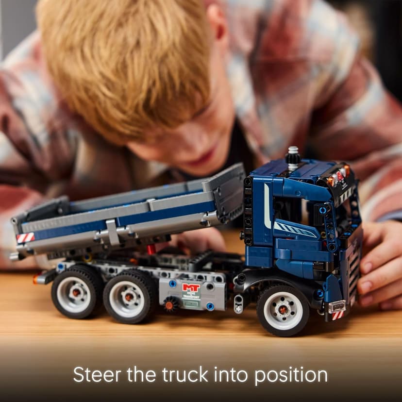 LEGO Technic Tipping Dump Truck Toy - Construction Truck Building Toy for Kids, Boys and Girls, Ages 9+ - Gift for Birthdays - W/Realistic Features - 42203 B0DJ1D4SHD