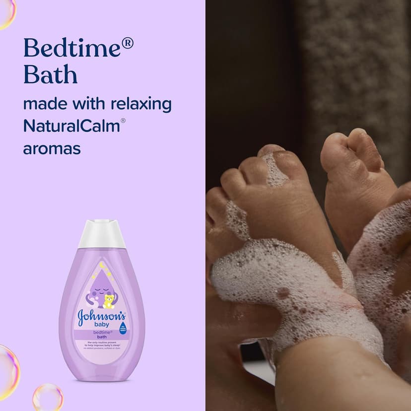 Bedtime Bath, Bedtime Lotion, & Calming Shampoo Gift Set with NaturalCalm Aromas Johnson's Baby Sleepy Time Gift Set, 3 Items B07DGPGR56