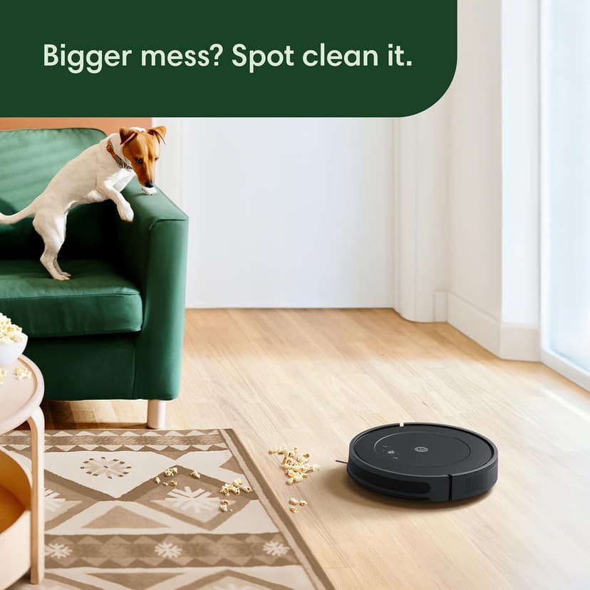 iRobot Roomba Vac Robot Vacuum (Q0120) - Easy to use, Power-Lifting Suction, Multi-Surface Cleaning, Smart Navigation Cleans in Neat Rows, Self-Charging, Alexa