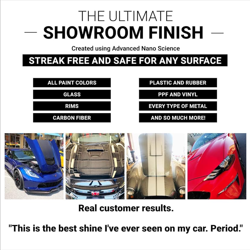 CAR GUYS Hybrid Spray Wax | Advanced Car Wax | Long Lasting and Easy To Use | Safe on All Surfaces | 18 Oz Kit with Towel