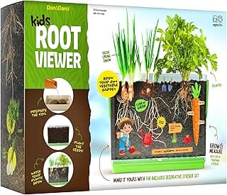 Birthday Gifts for Boy, Girl 4, 5, 6, 7, 8, Year Old - Science STEM Toy & Craft Growing Kits for Ages 4-8, 6-8 Years Root Viewer Kit for Kids - Grow Your Own Plant for Boys & Girls Gifts B0CRK33YXD