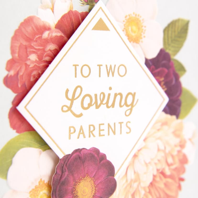 Hallmark Anniversary Greeting Card for Parents (Grateful For You Both)