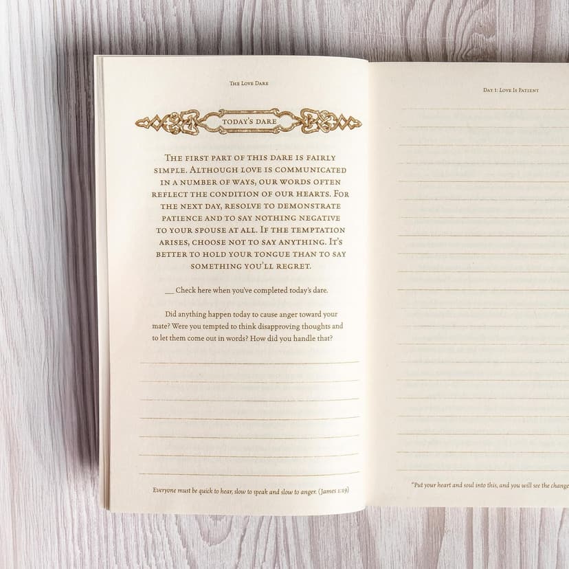 The Love Dare: A 40-Day Challenge for Husbands and Wives to Understand and Practice Unconditional Love - Includes Free Online Marriage Evaluation