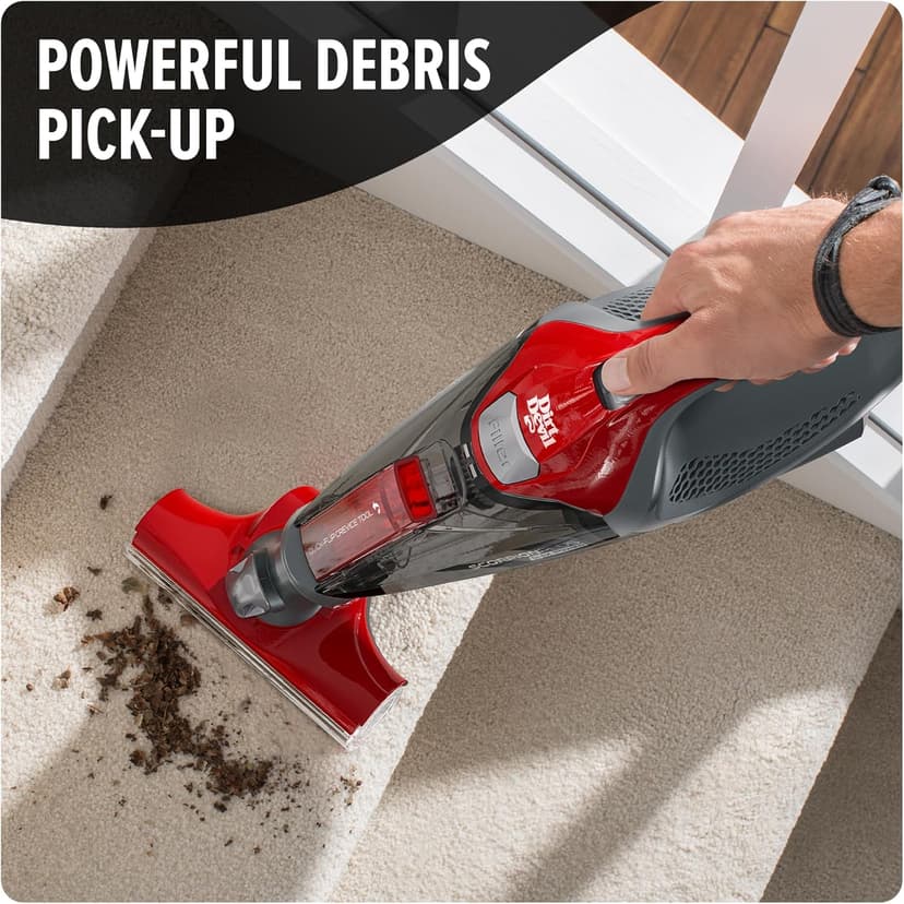 Dirt Devil Scorpion Plus Handheld Vacuum Cleaner, Powerful Suction, Lightweight, Includes Pivoting Stair and Upholstery Tool, Crevice Tool, Corded Portable Vacuum Cleaner