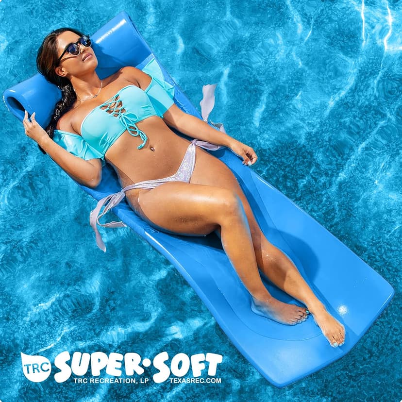 TRC Recreation Foam Swimming Pool Float, Floating Water Lounger, Splash 1.25”