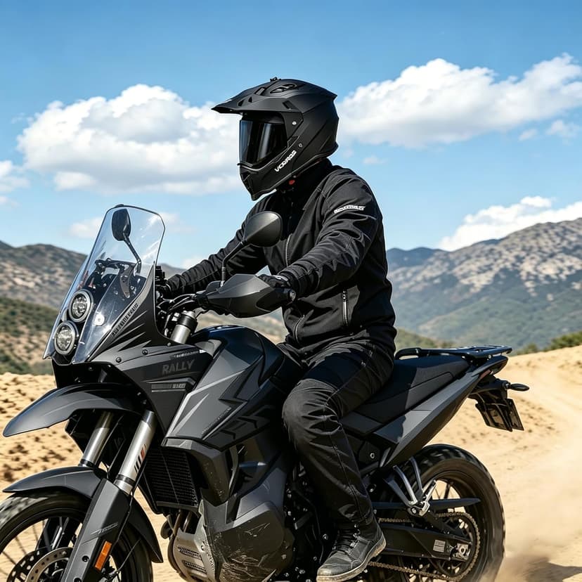 VCOROS Adventure Motorcycle Helmet VS-908 with Visor ATV Dirt Bike Off Road Motocross Full Face Helmet for Adults DOT Approved