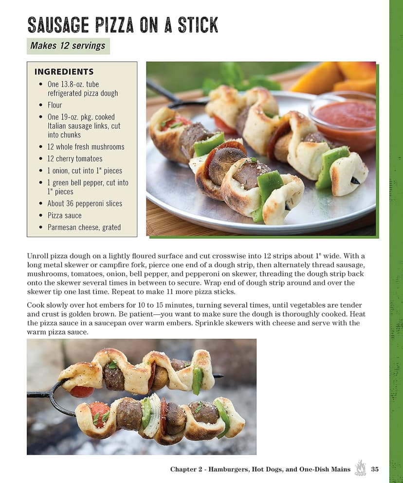 Weekend Camping Cookbook: Over 100 Delicious Recipes for Campfire and Grilling (Fox Chapel Publishing) Make-Ahead Meals for Outdoor Adventures - Cast Iron Nachos, Bacon S'Mores, Foil Packs, and More 1497102936
