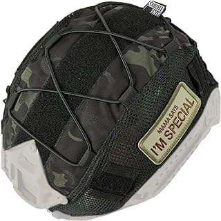 OneTigris Helmet Cover, Tactical Fast Cloth for Ops-Core Fast PJ Helmet in Size M/L, OneTigris PJ Airsoft Cover in Size M/L