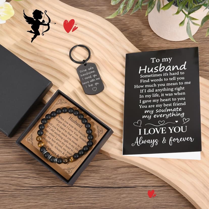 Best Gift for Husband Unique Birthday Gift Including Tumbler Mug Socks Bracelet Tape Measure Keychain Multitool Pen for Anniversary Birthday Christmas B0HHMQ7ZJY