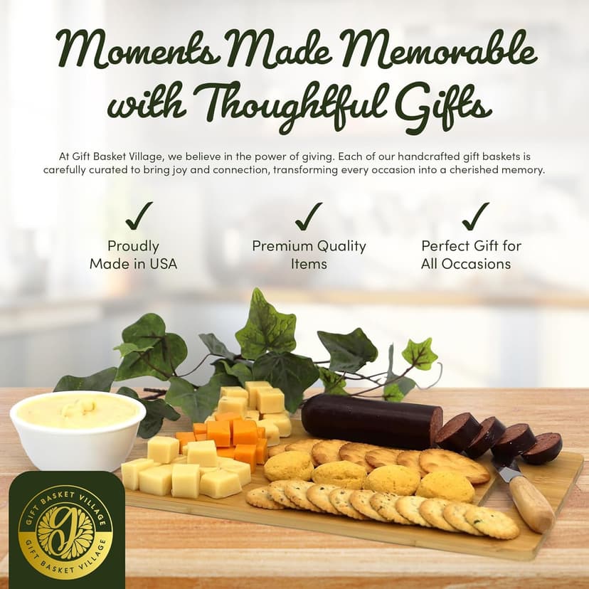 Gift Basket Village Soup Gift Basket – Dried Soup Mixes Variety, Instant Soup Packets, Crackers & Bowls, Soup Gift Baskets for Adults, Comfort Food Box for Cold & Warm Season - Medium