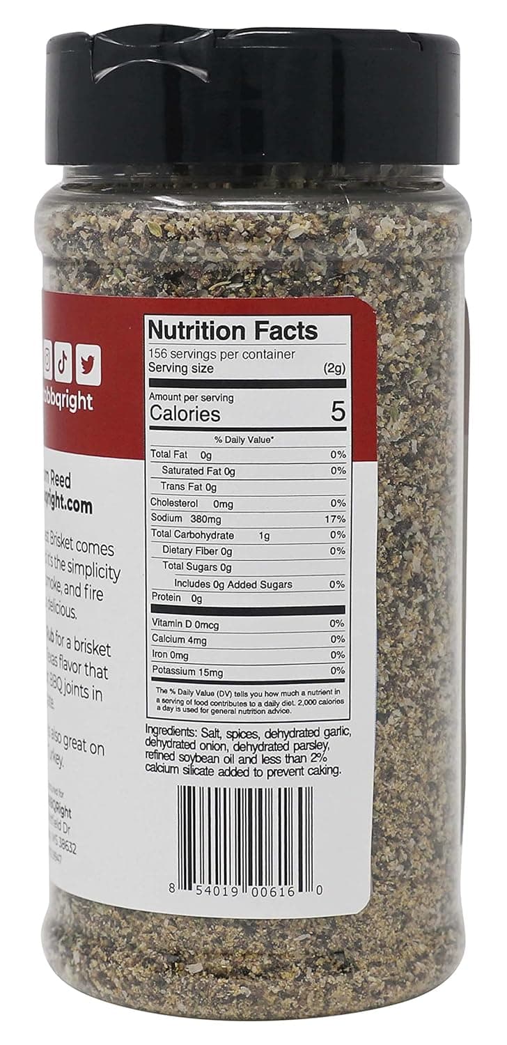 Killer Hogs BBQ TX Brisket Rub | Championship BBQ and Grill Seasoning | Great on Brisket, Ribs, Steaks, or Turkey | 11 Ounces