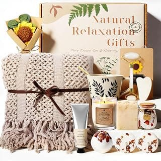 Birthday Gift for Women, Get Well Soon Self Care Package, Unique Spa Gift Basket Thank You Gifts for Mom Grandma Wife Best Friend Sister Her Mothers Day B0FKN316XM