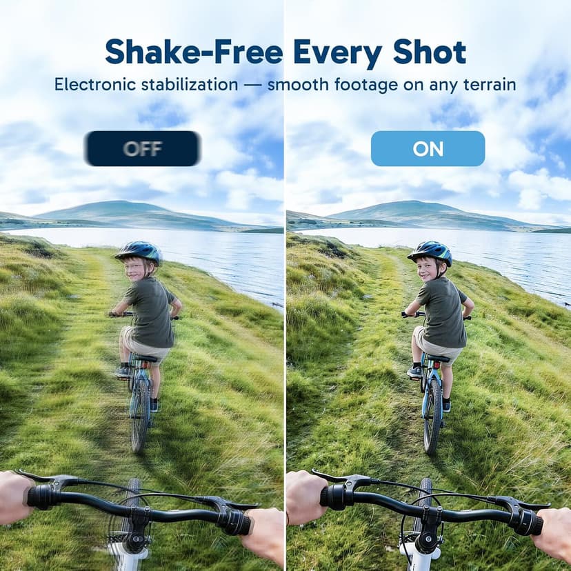 AKASO EK7000 4K30FPS 20MP WiFi Action Camera with EIS Ultra HD 131FT Waterproof Underwater Camera Remote Control 4X Zoom Support External Microphone Black