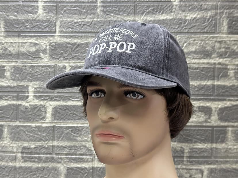 Premium Embroidery Design, Adjustable Metal Buckle Closure, Simple Lifestyle Wear Dad Hat for Father Embroidered Adjustable Baseball Cap for Men Women B0GWPLMQX1
