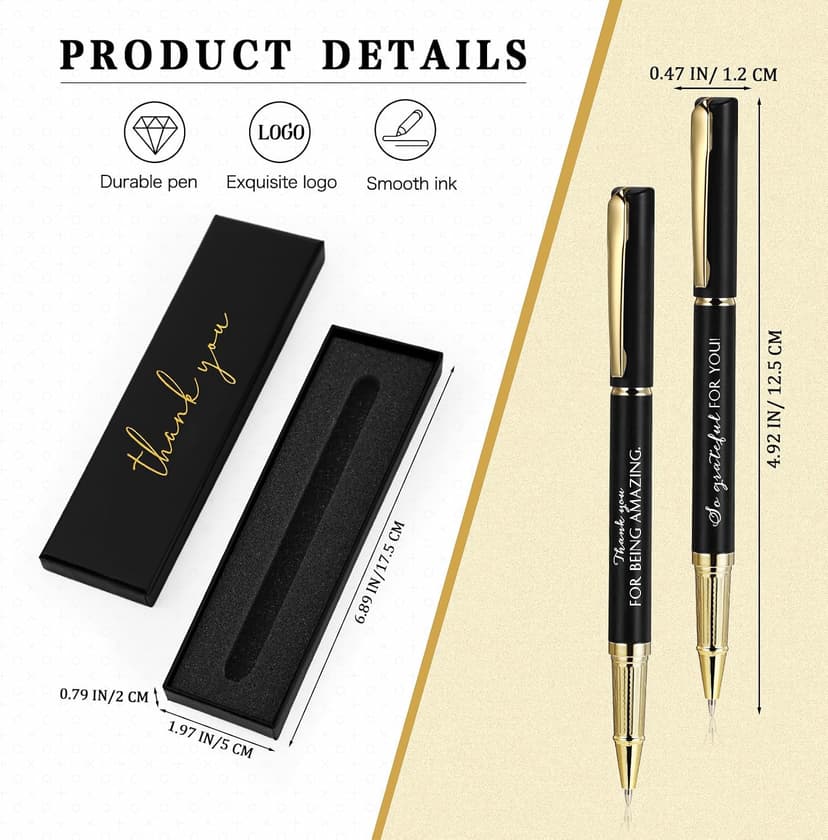 Employee Appreciation Gift, Pharmacy Pens, Vet Tech Week, for Teacher, Boss, Staff Office Coworker, Team, Nurse, Medical Pens PerKoop 20 Sets Thank You Gifts Bulk Inspirational Ballpoint Pen with Box B0CKW23CFX