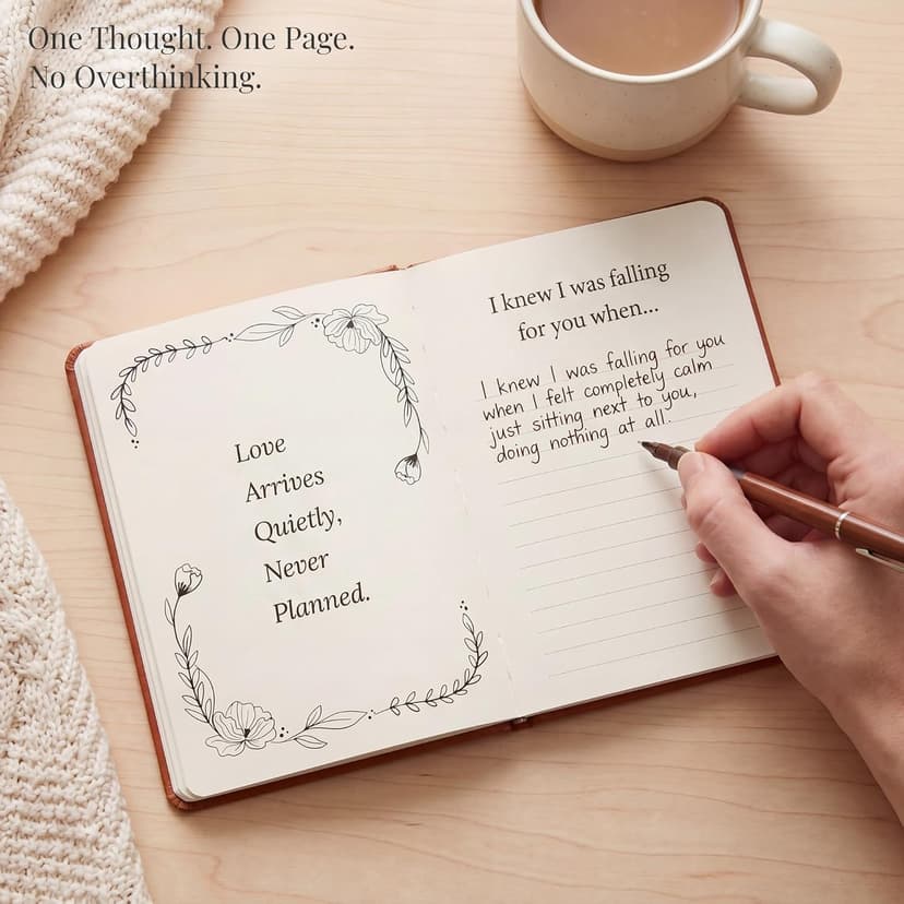 What I Love About You Leather Book – 30 Reasons Why I Love You, Fill-In-The-Blank Journal for Him & Her, Romantic Couples Keepsake (Brown)