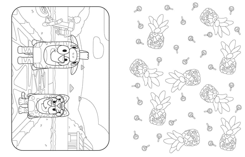 Bluey: Hooray, It's Halloween!: A Coloring Book