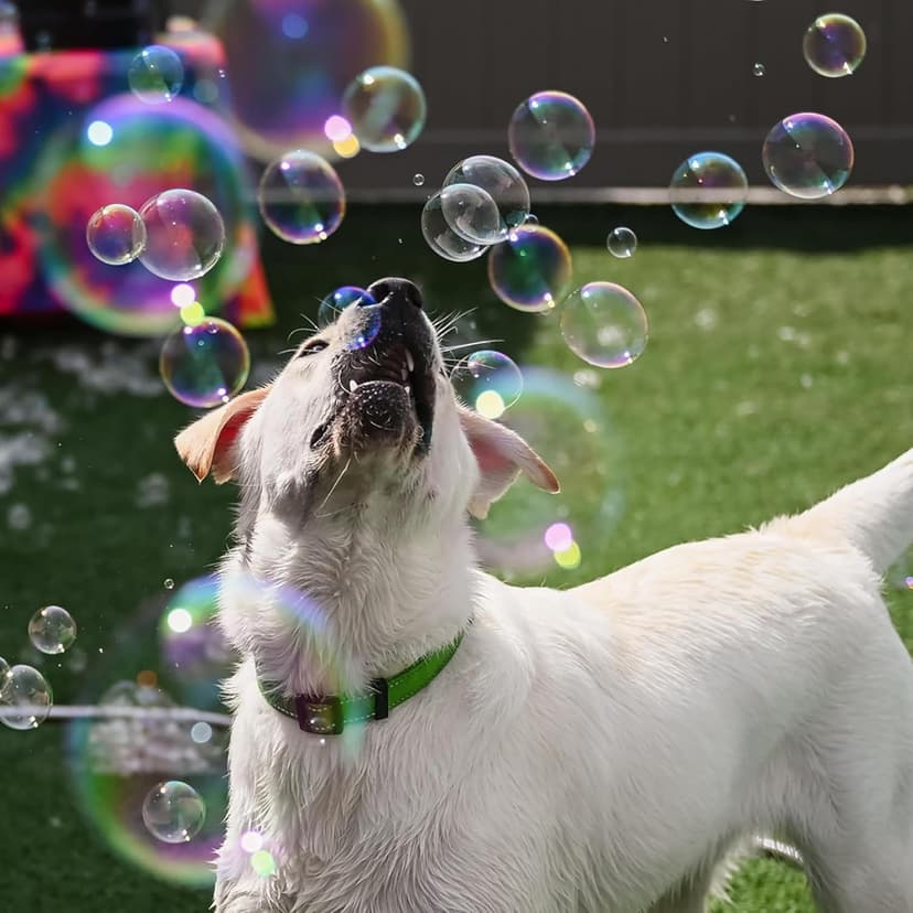 Puppy Love Bubbles, Peanut Butter & Bacon Scented Bubbles 4oz. Bottle-2 Pack Combo (1 Peanut Butter/1 Bacon) for Dogs B0913CYKF2