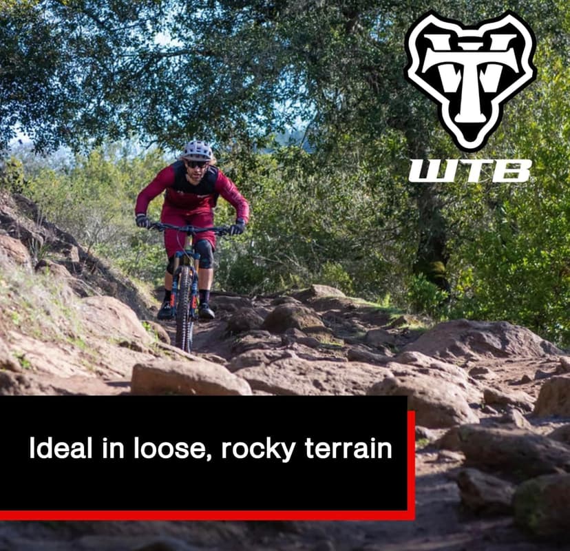 WTB Trail Boss Mountain Bike Tire (26”/27.5”/29") 30tpi Wire Bead - Aggressive Tread & Superior Grip for Trail Rides