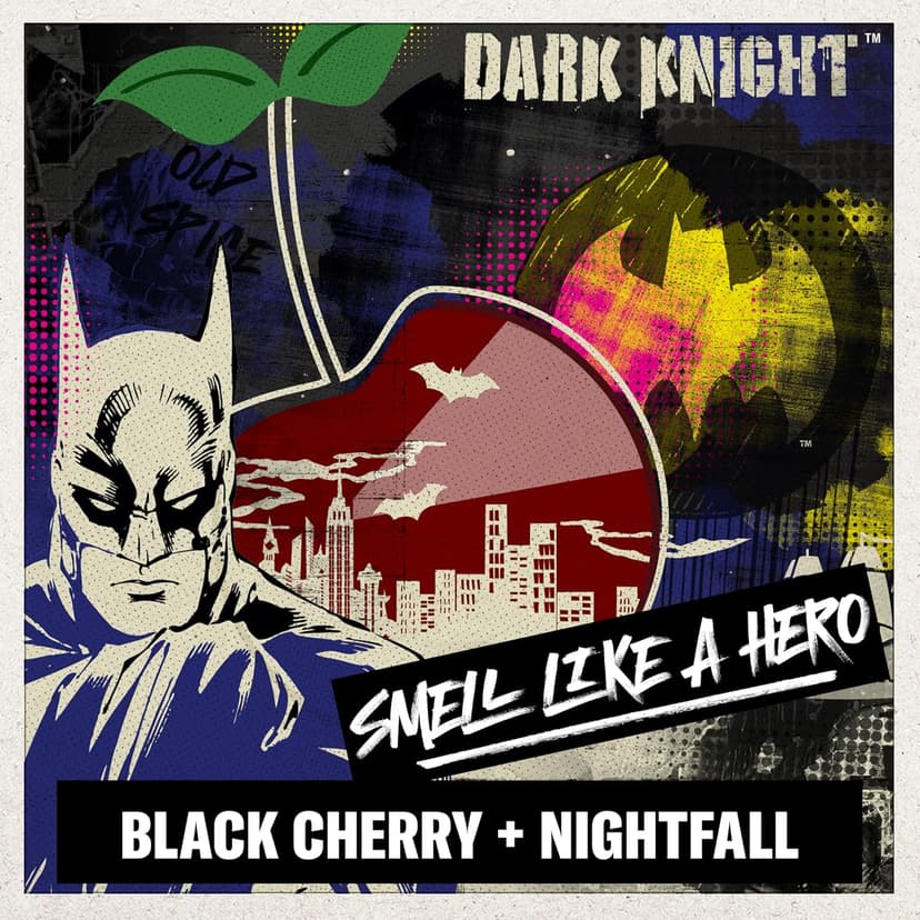 Old Spice Aluminum Free Deodorant for Men, 24/7 Freshness & Lasting Scent, Long Lasting Odor Protection, Smell Like a Hero, Batman, Black Cherry and Nightfall Scent, 3.0 oz