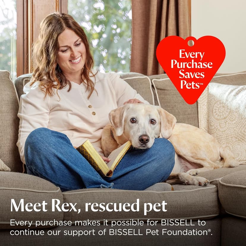 BISSELL Revolution HydroSteam Carpet Cleaner, Upright Deep Cleaner, HydroSteam Technology, 4-inch Self-Cleaning Tough Stain Tool & Formulas Included, 4123