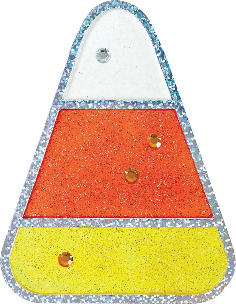 Creativity for Kids Halloween Window Art Kit | Create 7 Spooky Suncatchers with Paint, Rhinestones & Wiggly Eyes | DIY Craft Kit for Kids | Fun for Parties, Gifts & Seasonal Décor (Ages 6+)