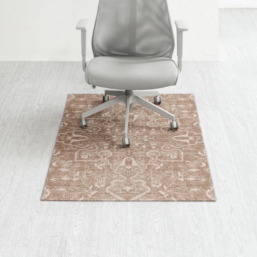 Anji Mountain Rug'd Office Chair Mat for Carpet & Hardwood Floor - Jacquard Woven, Anti-Slip Backing, Low Pile, Floor Protector Desk Chair Mat, Office Rugs for Rolling Chairs (Tamanrasset - 36" x 48")
