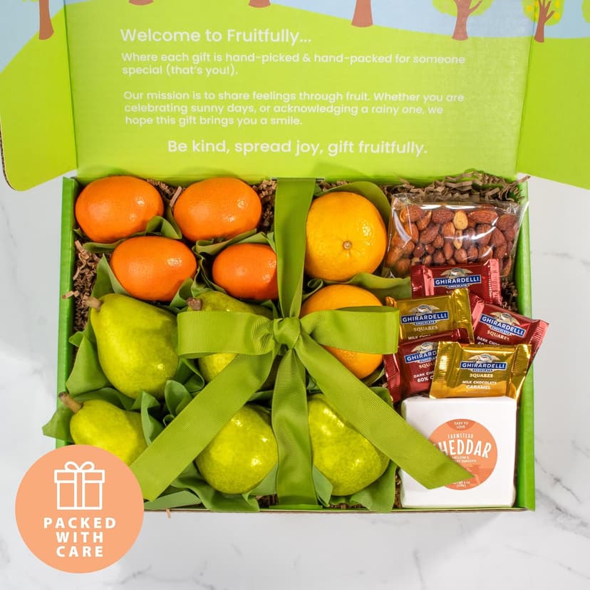 A Gift Inside Harvest Favorites Fruit and Gourmet Gift Box