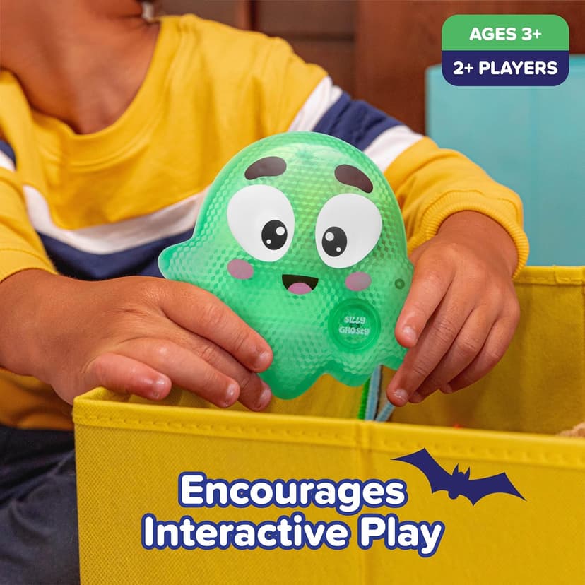 Silly Poopy & Friends™ Hide & Seek Ghost™ by Relatable, The Kid-Friendly Hide & Seek Game, Great Toddler Toys for Learning & Play, Fun Toddler Halloween Toys and Kids Halloween Games