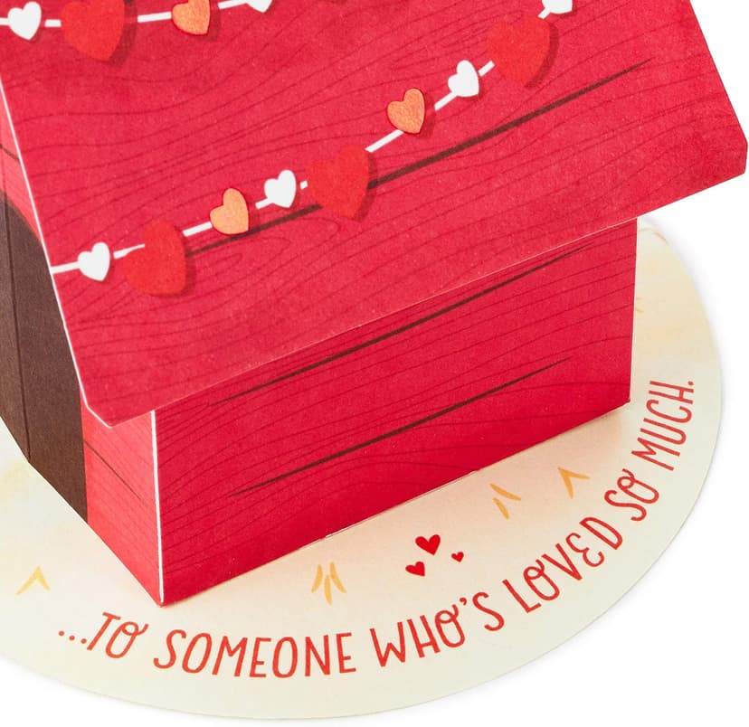 Hallmark Paper Wonder Peanuts Pop Up Valentines Day Card (Snoopy and Woodstock)