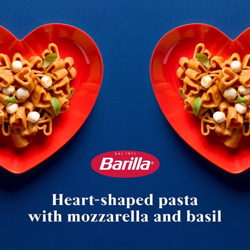 Barilla Heart Shaped Pasta, Non-GMO Kosher Pasta, 12oz. B0CSTBQMJG