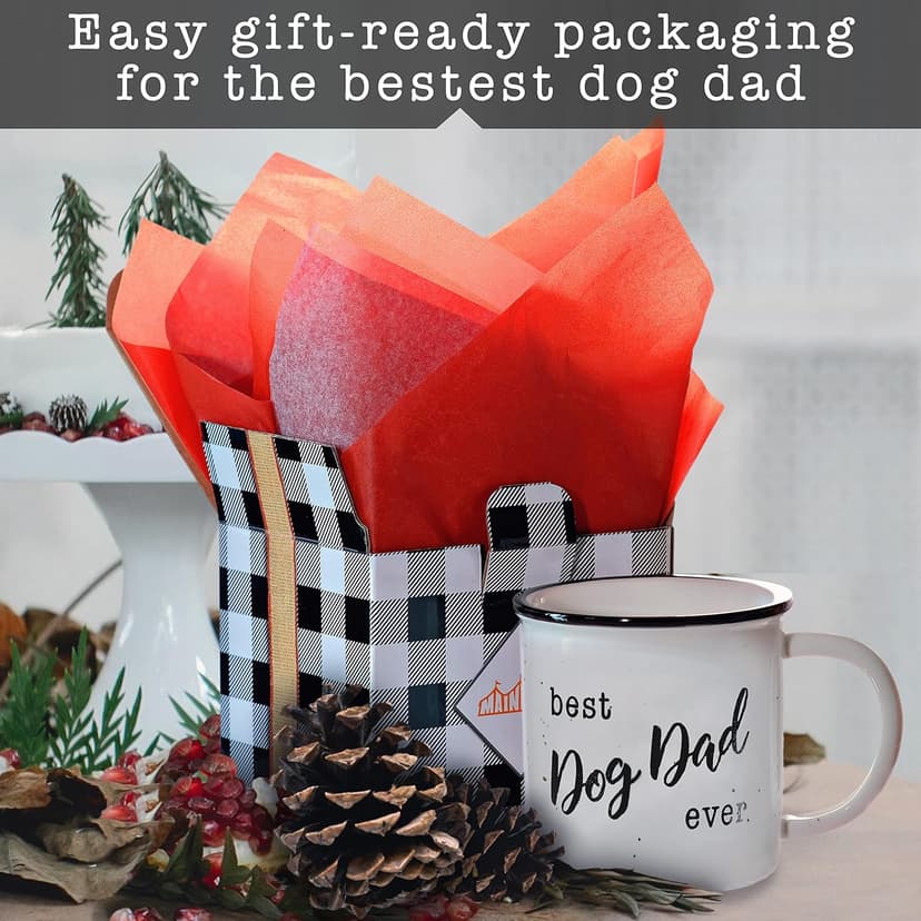 MAINEVENT Best Dog Dad Mug 11 Ounce, Dog Dad Coffee Mug, Best Doggy Father Ever Gift, Doggy Daddy Cup, Novelty Coffee Cup