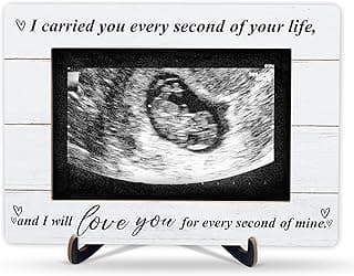 Miscarriage Memorial Picture Frame, I Carried You Every Second of Your Life Wooden Photo Frame With Stand, Baby Loss Memorial Gifts For Parents, Baby Loss Remembrance Gifts For Mom, A34