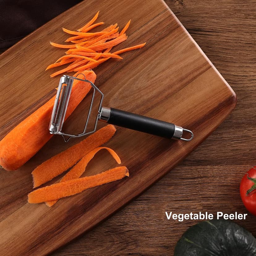 ROMANTICIST Kitchen Knife Sets, 10PCS High Carbon Stainless Steel Knife Sets with Block, Black Knife Block Set, Knives Set for Kitchen with Anti-slip Handle, Exquisite Knives Set New Home Essentials B0FL25YQ5J