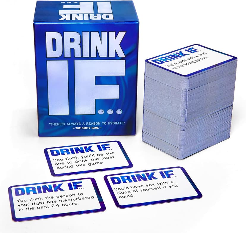 Drink IF… Adult Drinking Game for Parties | Funny Icebreaker & Conversation Starter Card Game for Friends and Groups | Great for Bachelor Party, Game Night and Pregames| Fun Gift for Adults