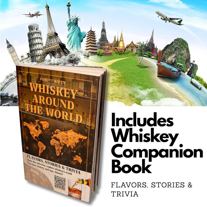 Charred Wooden Whiskey Glass Gift Set of 1 – Jujube Wood Bourbon Drinking Cup, Handmade Whiskey Tumbler with Coaster, Ice Mold & Book, Gift for Whiskey Lovers (10oz) B0H1JQVT46