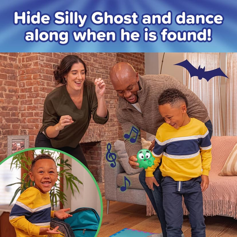 Silly Poopy & Friends™ Hide & Seek Ghost™ by Relatable, The Kid-Friendly Hide & Seek Game, Great Toddler Toys for Learning & Play, Fun Toddler Halloween Toys and Kids Halloween Games