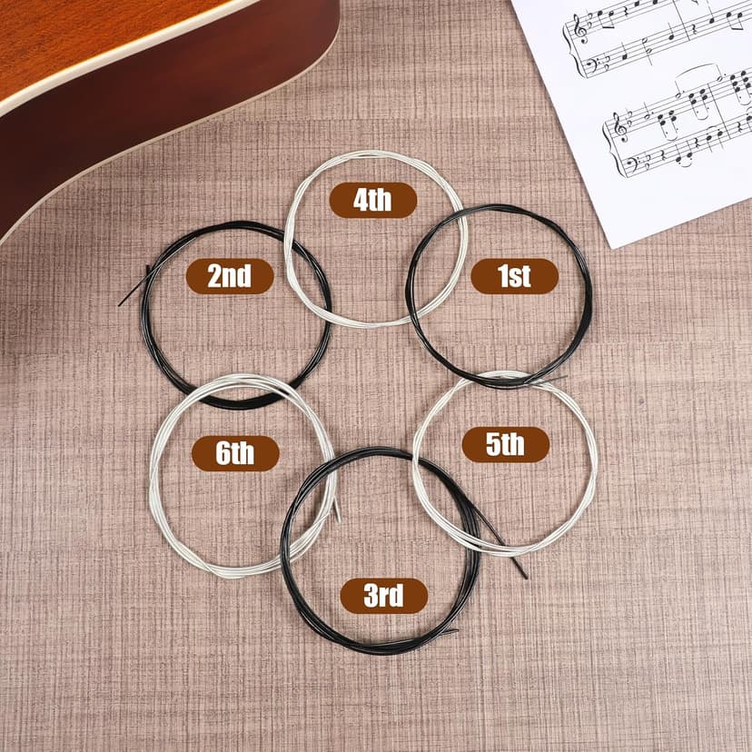 2 Sets Guitar Strings for Classical Guitar, Classicals Nylon Guitars Strings Acoustic, Classical Guitars Coated with Silver, Fast and Easy Restring