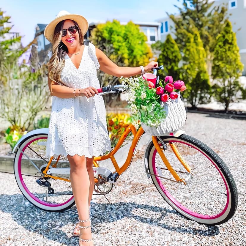 Hycline 26x2.125 Cruiser Bike Tires Set: 2-Pack 26-inch Premium Butyl Rubber High-Performance Folding Replacement Bicycle Tires for Beach Cruiser and Urban Commuting Bicycle