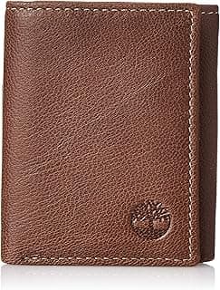 Timberland Men's Genuine Leather RFID Blocking Trifold Wallet