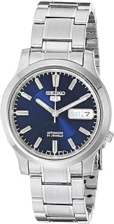 SEIKO 5 Men's SNK793 Automatic Stainless Steel Watch with Blue Dial
