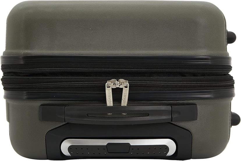 Wrangler 4 Piece Miami Luggage and Packing Cubes Set, Olive Green