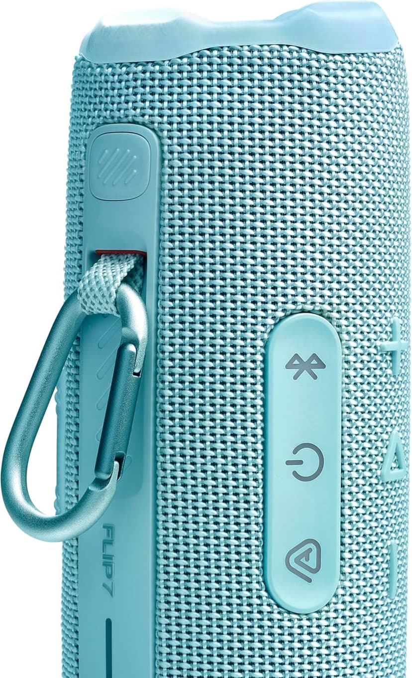 JBL Flip 7 - Portable Waterproof and Drop-Proof Speaker, Bold JBL Pro Sound with AI Sound Boost, 16Hrs of Playtime, and PushLock System with Interchangeable Accessories (Teal)