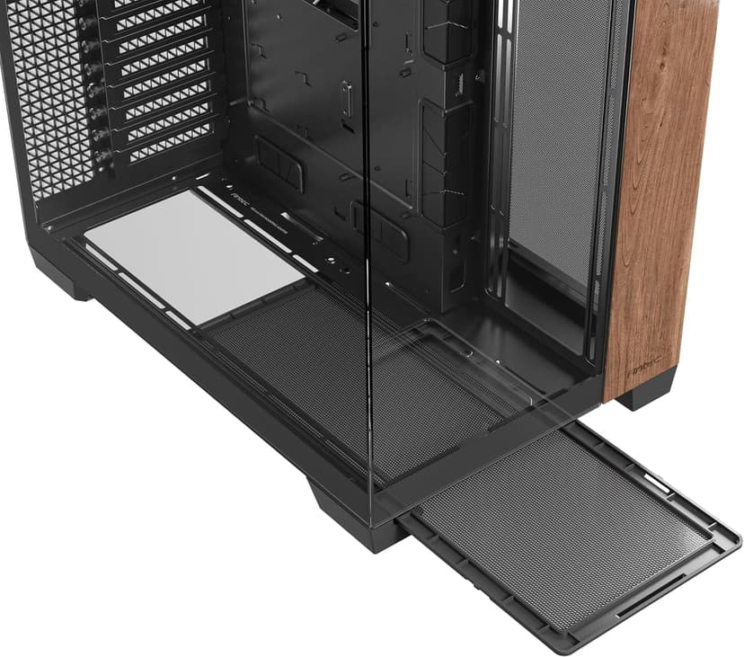 Antec C8 Wood, Fans not Included, Wooden Front Panel, Dual-Chamber Layout, Type-C, 360mm Radiator Support, Seamless TG Front & Side Panels, RTX 40 Compatible, Full-Tower E-ATX PC Case