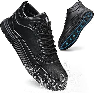 TAERDUN Slip Resistant Work Shoes for Men & Women, Waterproof Anti-Slip Kitchen Shoes, Oil & Water Resistant, Lightweight Work Shoes for Chefs, Restaurant Workers, Delivery, Crew, Drivers 03