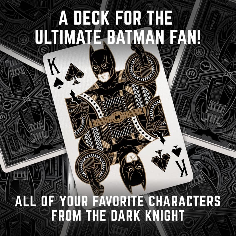 theory11 The Dark Knight Trilogy Premium Playing Cards - Officially Licensed Batman Theme Deck