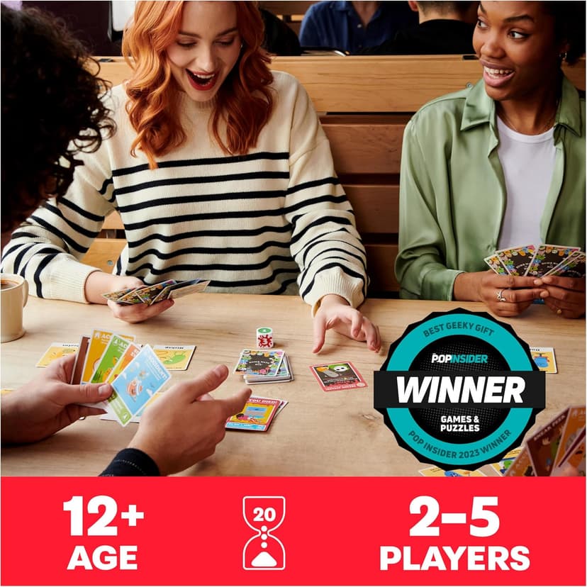 Spin Master Games, Dumb Ways to Die, The Viral Meme Card Game from YouTube and TikTok, Survival Strategy Fun, 2-5 Players, for Ages 12 & Up