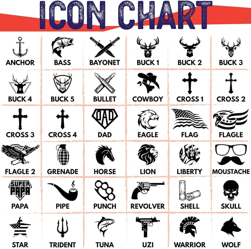 Gifts for Men, Personalized Engraved Oak Wood Pocket Knife - 36 Icons, 20 Stylish Font - Custom Pocket Knives