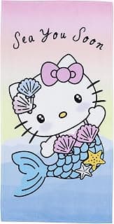 Northwest Hello Kitty Beach Towel, 30" x 60", Sea You Soon B09LQ7M3YV