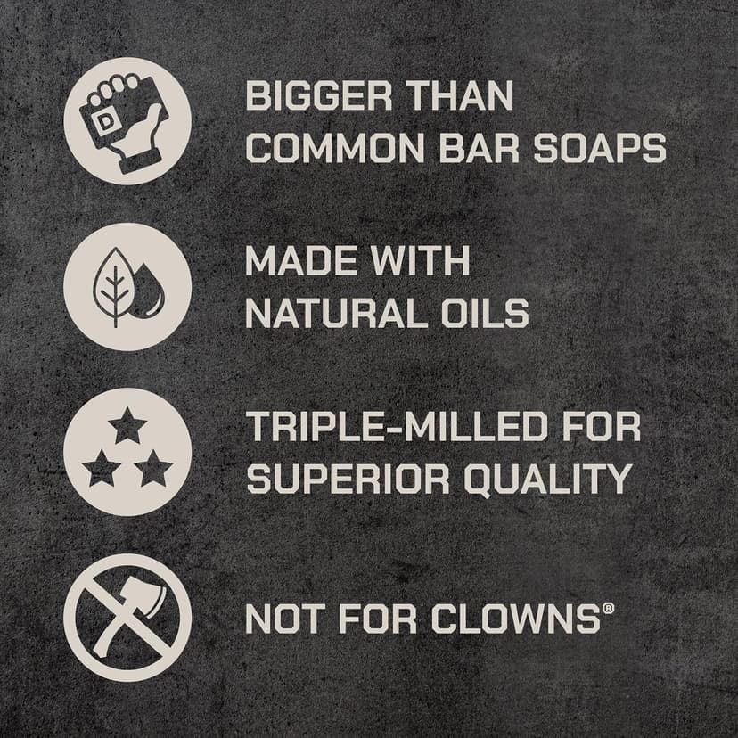 Duke Cannon Supply Co. Extra Large Bar Soap - Men's Natural Bar Soap With A Masculine Scent - Big American Bourbon Scented - All Skin Types - Hydrating Big Brick of Soap - Bourbon,10 oz B0DVMHBV8Q